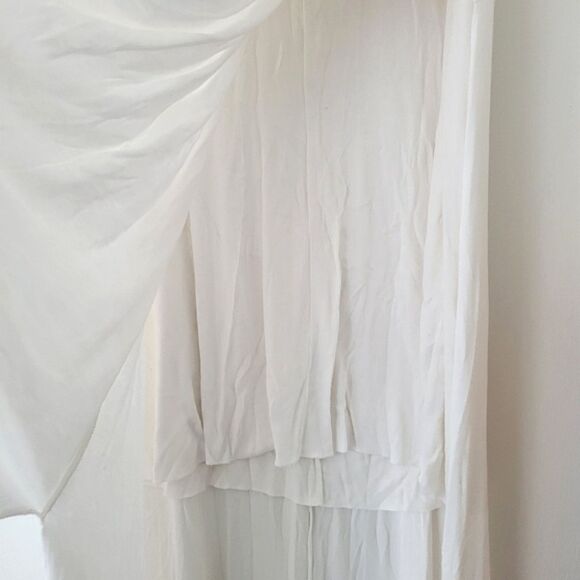 Free People Beach Dress White Ribbed Small Sleeveless - Picture 8 of 10